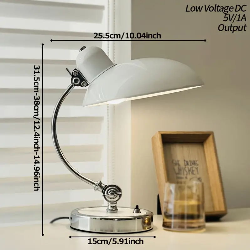 Minimalistische Retro-Schreibtischlampe